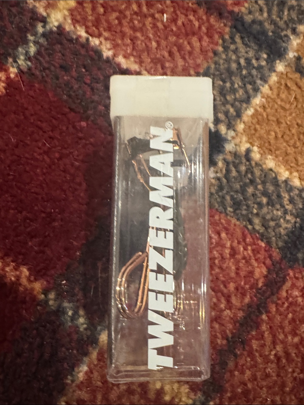Tweezerman Rose Gold Eyelash Curler in Clear Case. Never used.